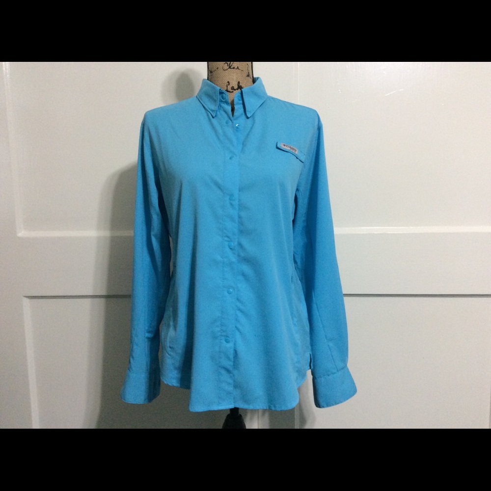 Columbia Tamiami Long Sleeve Shirt, EUC